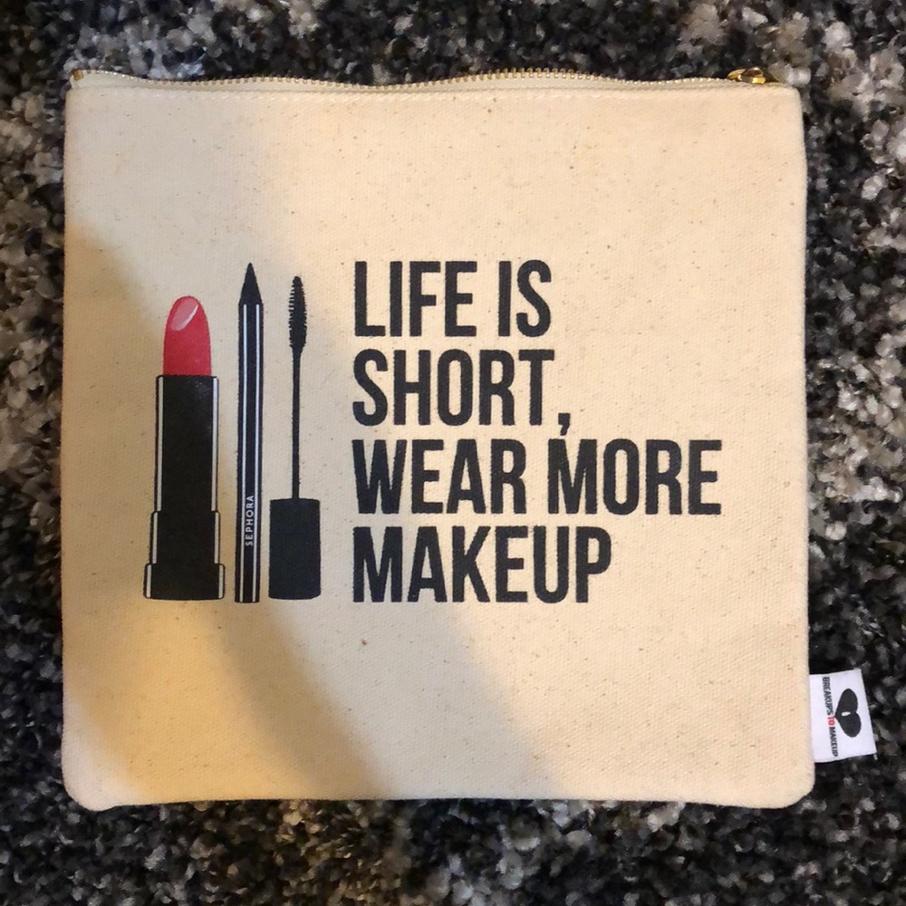 Sephora x Breakups To Makeup Cosmetic Pouch